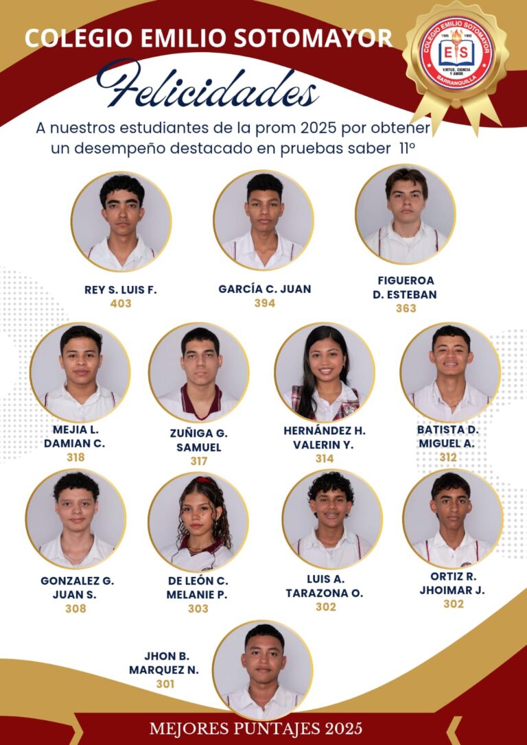 Felicitaciones a nuestros estudiantes Pruebas Saber 11° – 2025 🎓
